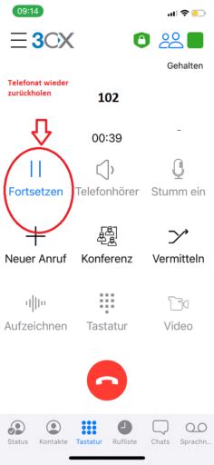 Weiterleitung Anruf aus der 3CX App am Mobiltelefon - Favorit.net - Ihr ...