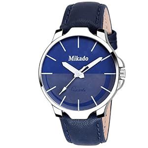 Mikado Smile Blue Analog Watch for Men's and Boy's : Amazon.in: Fashion