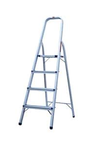 GIRAFFE Ladder 4-Step Foldable Aluminium Ladder for Home,Slip ...