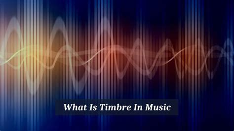 Image result for Timbre Music Example Song