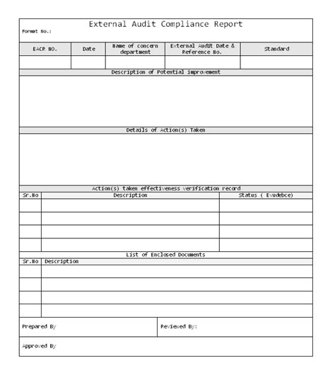 Image result for External Audit Examples