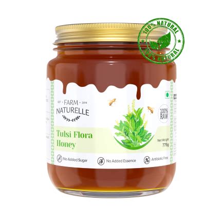 Tulsi Flower Wild Forest Honey | 100% Pure Honey| Raw, Natural ...