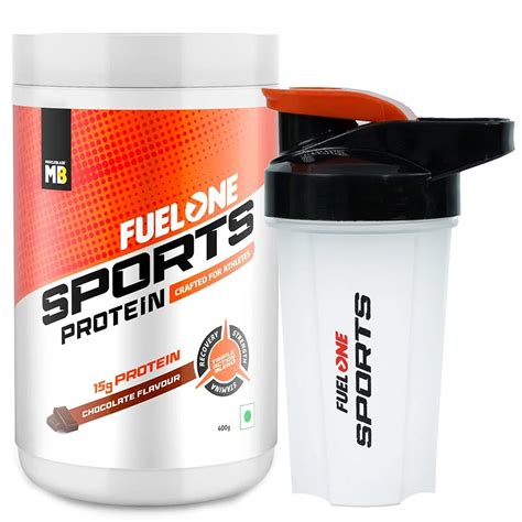 MuscleBlaze Fuel One Sports Protein, 15 g Protein, Triple Action Blend ...