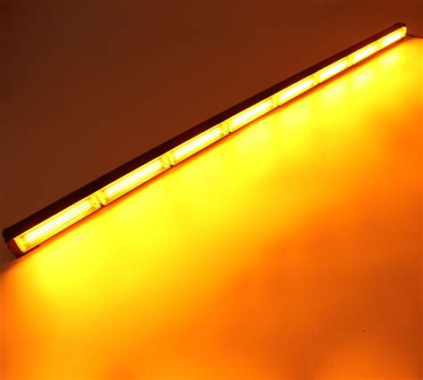 Buy HEHEMM Traffic Emergency Light, 45" 144W COB LED Work Light Bar ...