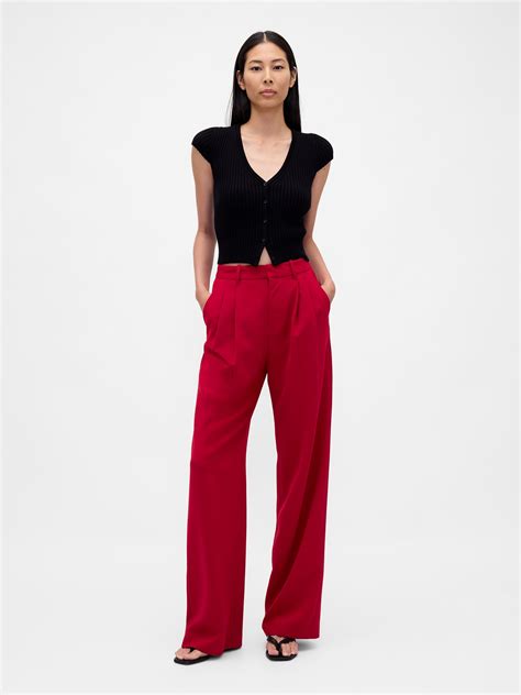 High Waisted Trousers for Women | Gap