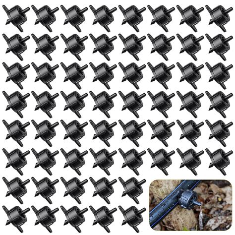 Leelosp 150 Pcs Irrigation Drippers Pressure Compensating Drip Emitters ...
