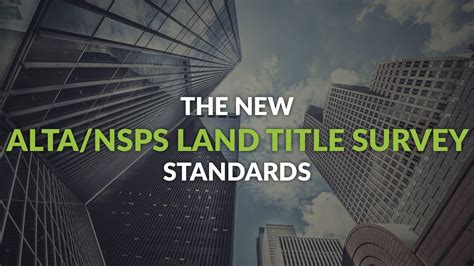 The New ALTA/NSPS Land Title Survey Standards | Millman Land
