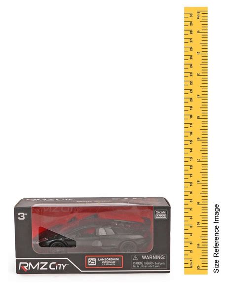 Buy RMZ City Diecast Lamborghini Murcielago LP 670-4 SV Toy Car - Black ...