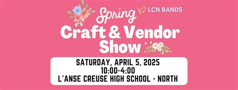 LCN Bands 2025 Spring Craft & Vendor Show, 23700 21 Mile Rd, Macomb, MI ...