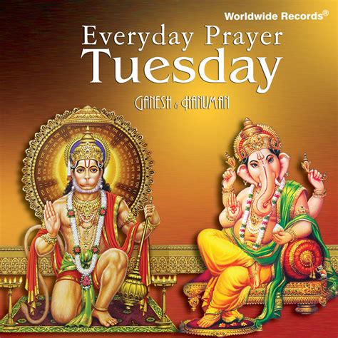 Everyday Prayer Tuesday - Ganesh & Hanuman Music Audio CD - Price In ...