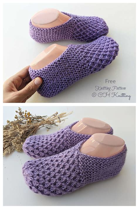 Image result for Knitted Slippers Free Pattern