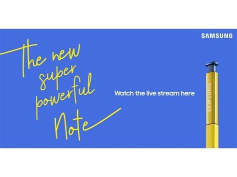 Samsung Galaxy Note 9 India launch today: How to watch the launch live ...