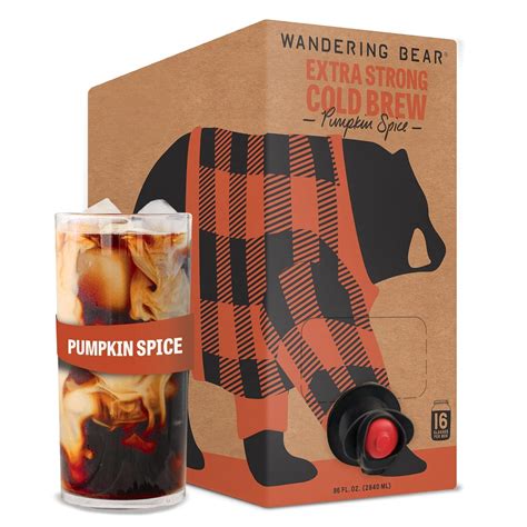 Amazon.com: Wandering Bear Pumpkin Spice Cold Brew Coffee On Tap, Iced ...
