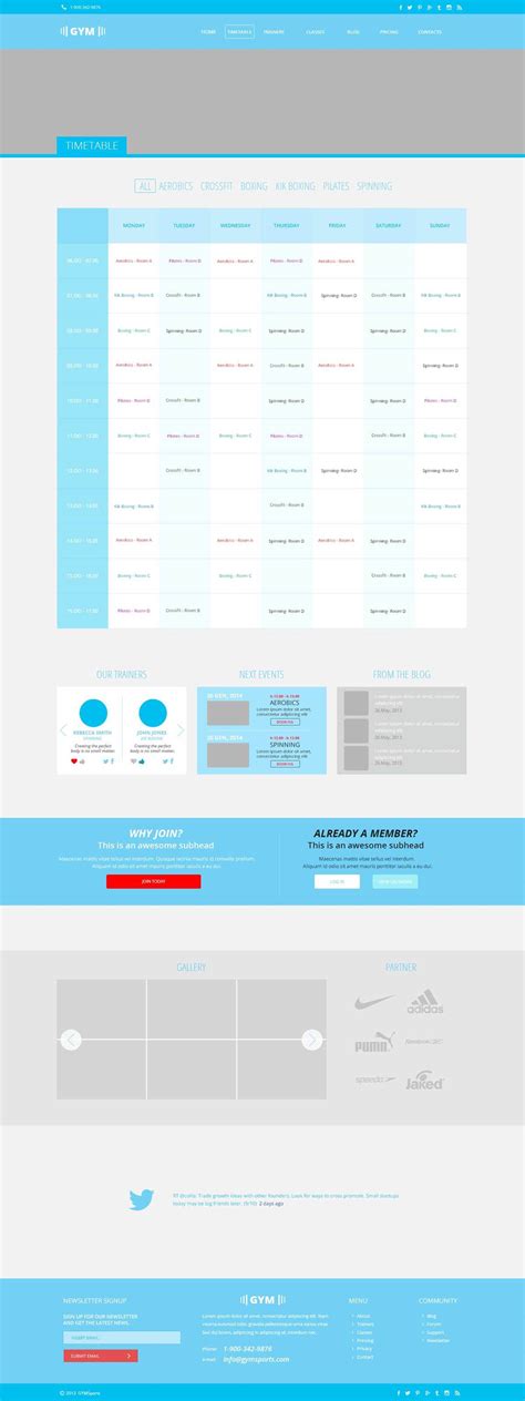 Top 31+ Free Gymsports Psd Template