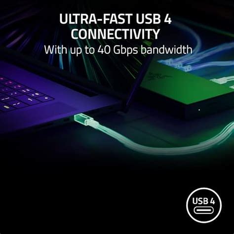 Razer USB 4 Dock: 14 Ports (Type C, Type A, HDMI, DP, Ethernet, SD, 3 ...