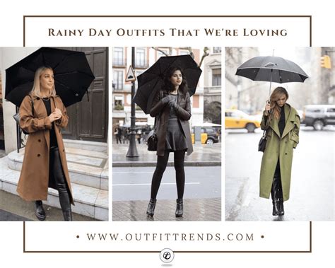 30 Best Rainy Day Outfits Ideas with Styling Tips