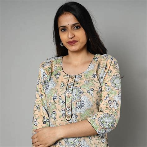 Sanganeri Block Printing Cotton Long Kurta