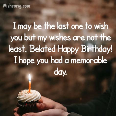 200+ Happy Belated Birthday Messages & Wishes 2023 - Wishemsg.Com