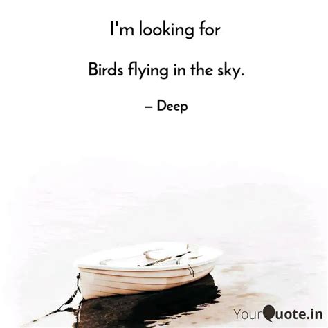 Birds flying in the sky. | Quotes & Writings by Deep Soni | YourQuote