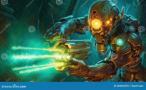 Alien Cyborg Shooting Lasers 的图像结果