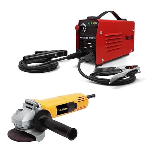 Cheston Set of 200A Portable Inverter Auto ARC/MMA Stick Compact ...