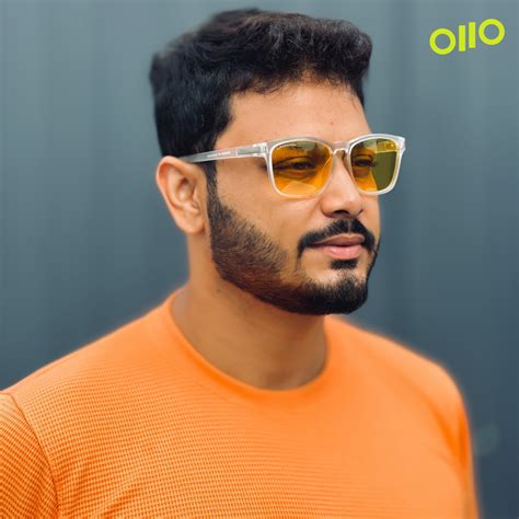 Crystal White Night Vision Sunglasses - OKNO By Eyewearlabs