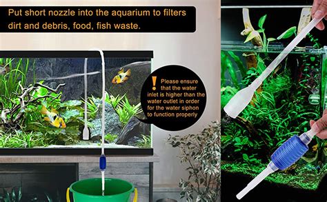 COLOURFUL - Aquarium Gravel Cleaning Tools for Fish Tank Water | Water ...