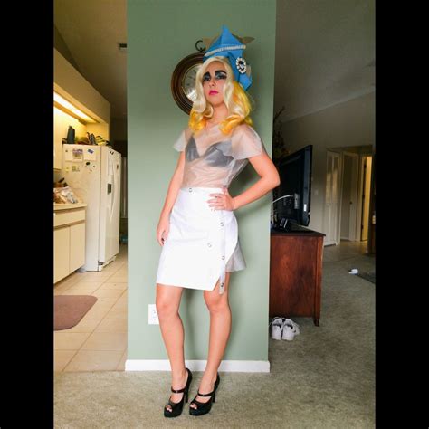 Lady GAGA Telephone music video costume. I used a shower curtain for ...