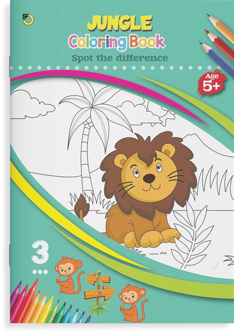 BOJANKA B5 16 MOTIVA br 3. JUNGLE NAĐI RAZLIKU +5 | B2B - Optimum d.o.o.