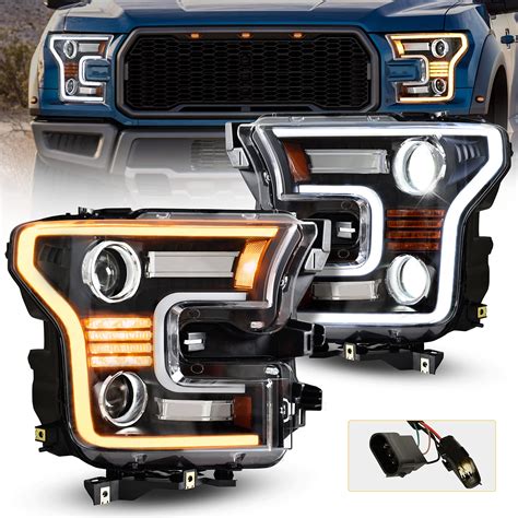 Snapklik.com : POKIAUTO Full LED Headlights For F150 15-17, DOT ...