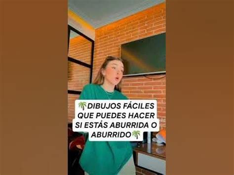 🌴 DIBUJOS FÁCILES QUE PUEDES HACER SI ESTÁS ABURRIDA O ABURRIDO 🌴 ...