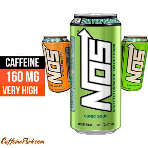 NOS Energy Drink Caffeine Content: How Much is in?