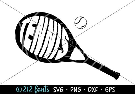Tennis Racket Clip Art Black And White