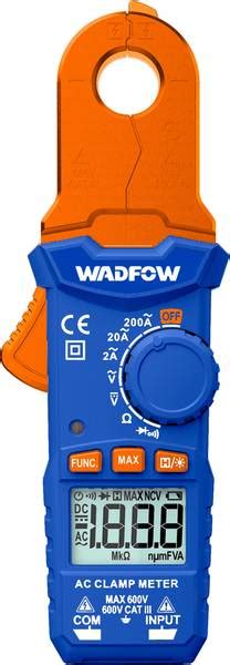 Wadfow DC/AC Clamp Meter, Voltage Current Resistance Capacitance ...