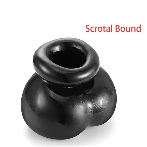 Buy Soft Scrotum Bondage Restraint P'ênis Sleeve Ball Stretcher ...