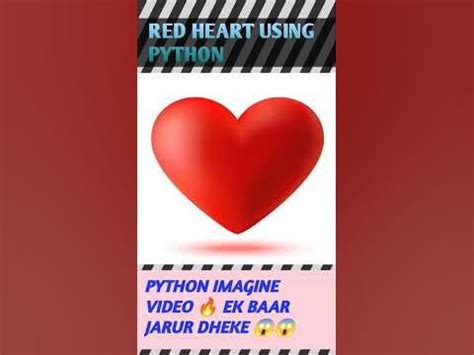 Image result for Python Glowing Red Heart Code