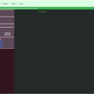 3D Graphical User Interface 的图像结果