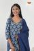 Indigo Ajrakh Block Print Salwar And Dupatta for Women
