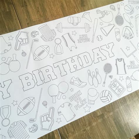 Homemade Table Runner Ideas Sports Theme 的图像结果