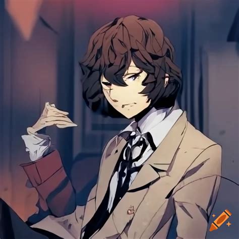Osamu dazai bsd on Craiyon