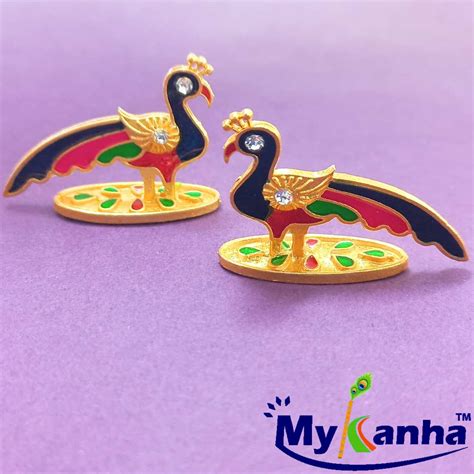 Peacock Toy pair for Janmashtami decoration – MyKanha.com