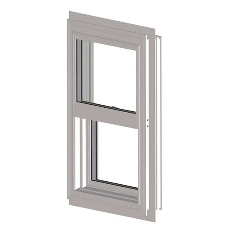 AWP 10000 Series Replacement White Vinyl Single Hung Window Full Screen ...