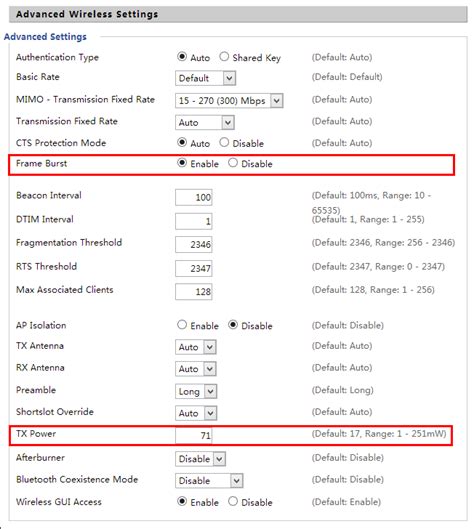 Image result for Advanced Wireless Setting