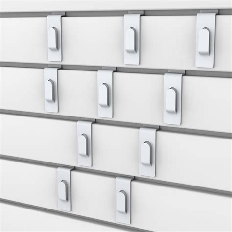 Snapklik.com : 20 Pack Slatwall Utility Notch Hook Commercial Slatwall ...