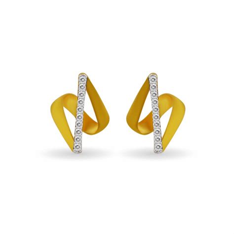 Buy quality 3D Curve 18k Gold Bali in Rajkot