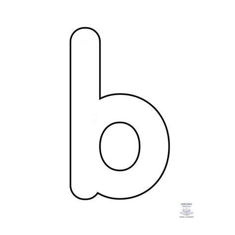 Bubble letter b b easy and free printable set with letter b activities ...