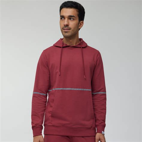 Ascent Crimson Red Hoodie and Joggers Co-Ords Set for Men [30% Off ...