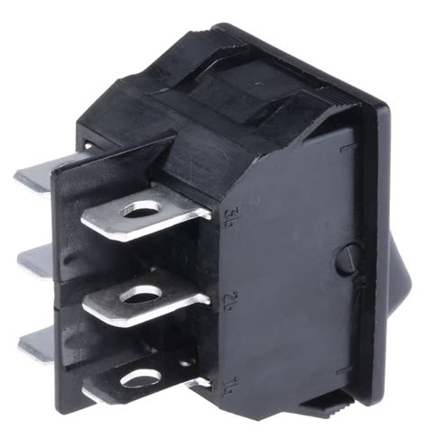1634201-7 TE Connectivity | TE Connectivity DPDT, On-On Rocker Switch ...