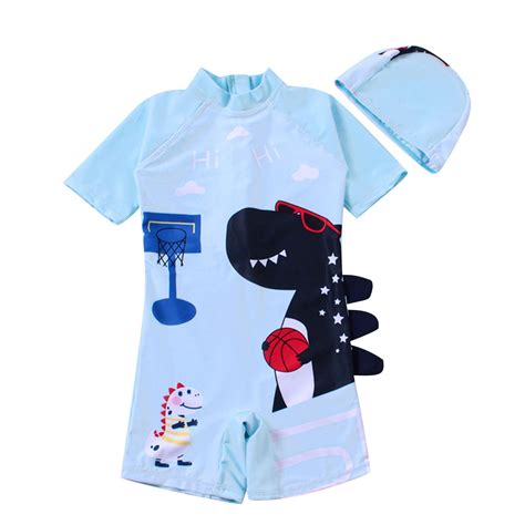 DJskiyers Toddle Boys Swimsuits Dinosaur Beach Bathing Suit Short ...