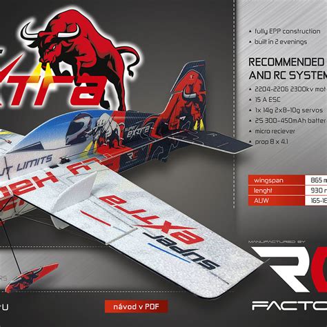 Super Extra Crazy ARF 930 mm EPP RC-FACTORY - Zeller Modellbau